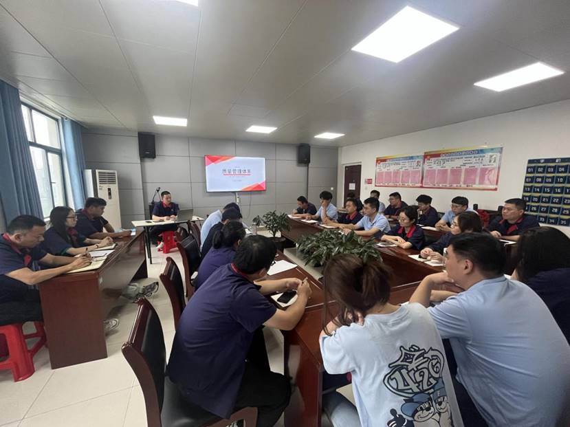 建材公司開展QC管理、質(zhì)量管理知識培訓